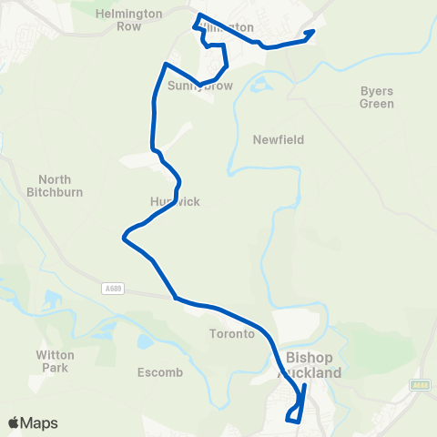 Weardale Motor Services  map