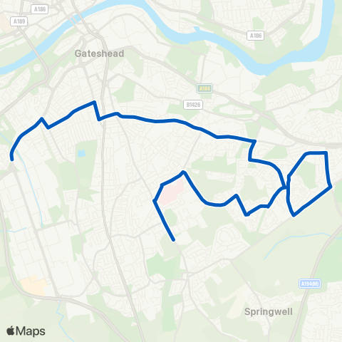 JH Coaches  map