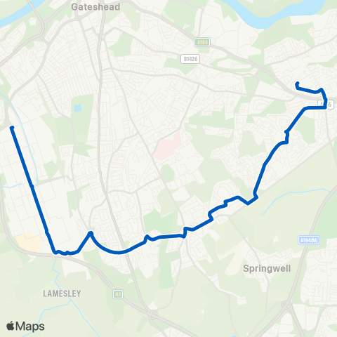 JH Coaches  map