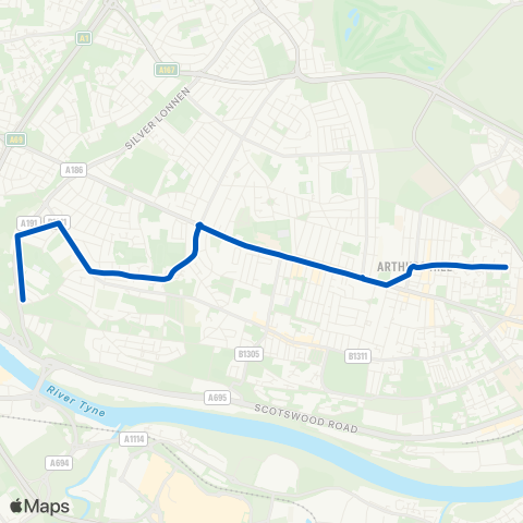 JH Coaches  map