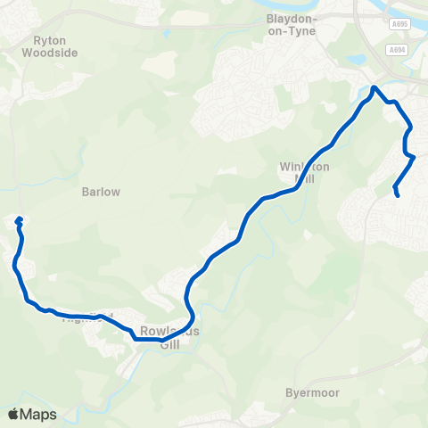 JH Coaches  map