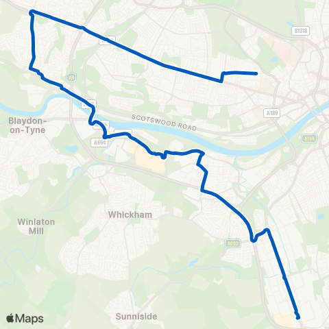 JH Coaches  map