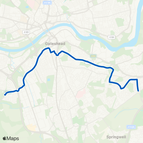 JH Coaches  map