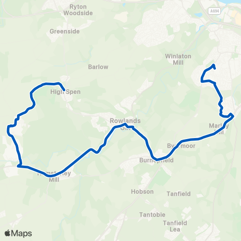 JH Coaches  map