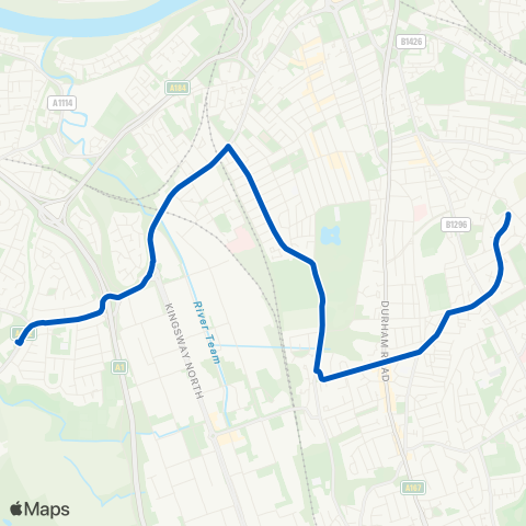 JH Coaches  map