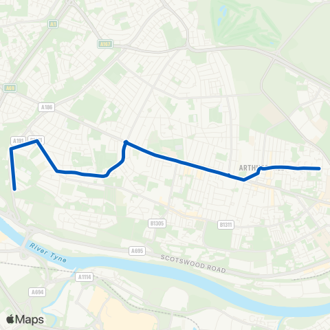 JH Coaches  map