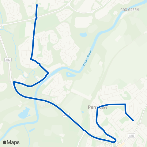 JH Coaches  map