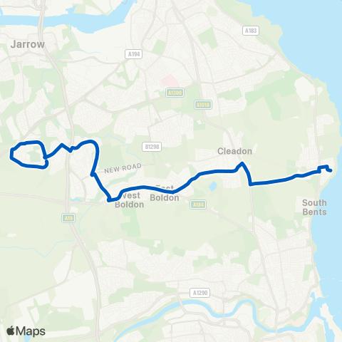 JH Coaches  map