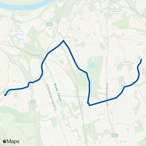 JH Coaches  map