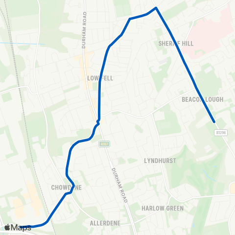 JH Coaches  map