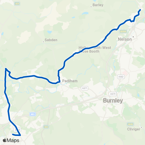 Cranberry Coachways  map