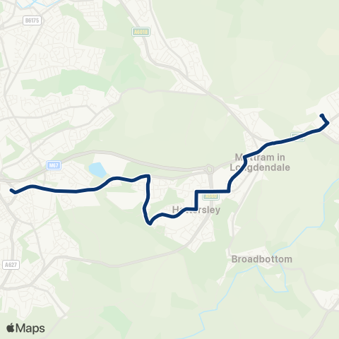 First Greater Manchester  map