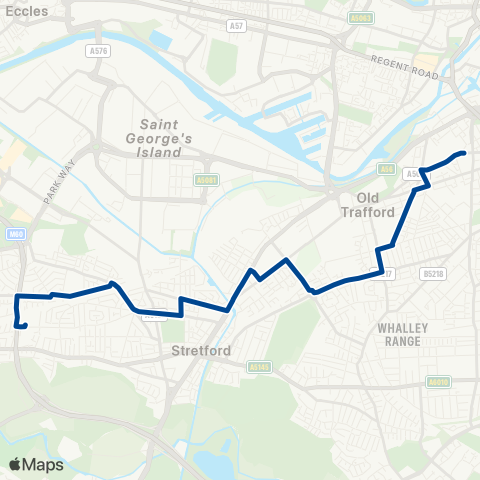 Diamond Bus North West  map