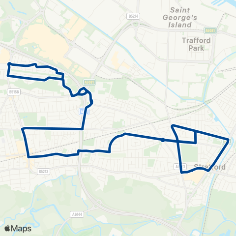 Diamond Bus North West  map