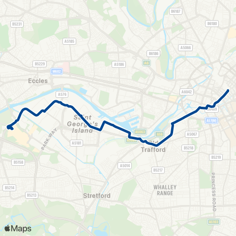 Diamond Bus North West  map