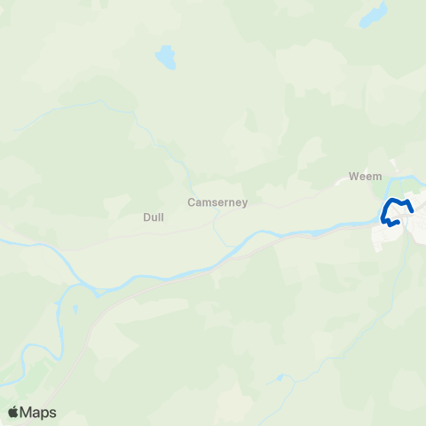 Dochertys Midland Coaches Chapel St - Breadalbane Community Campus map