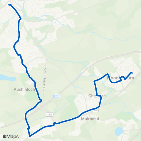 Craigs of Cumbernauld Kelvin Court - Burnbrae Avenue map