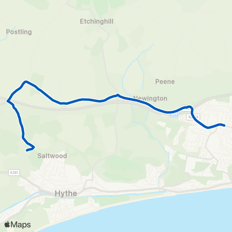 Crosskeys Coaches  map