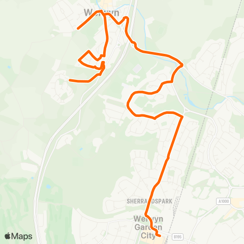 Centrebus  map