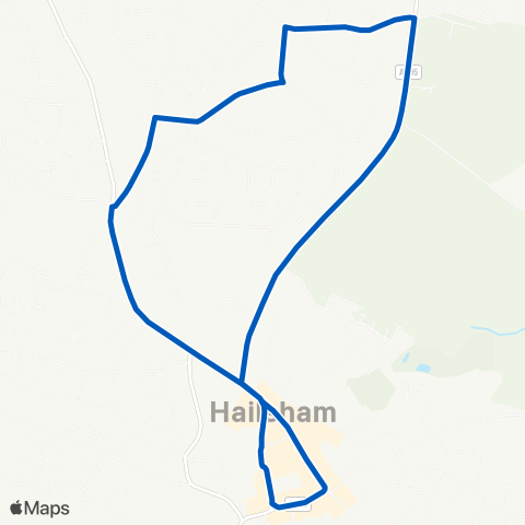 Cuckmere Buses  map