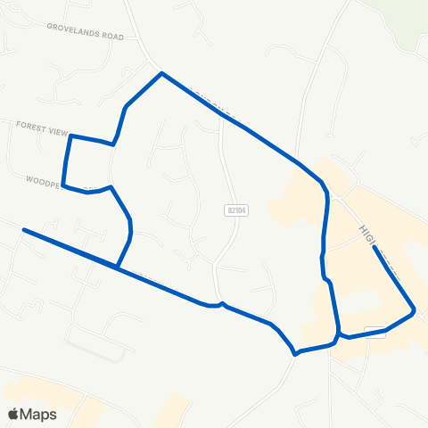 Cuckmere Buses  map