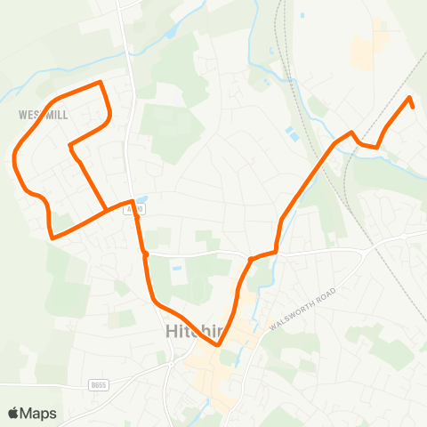 Centrebus  map