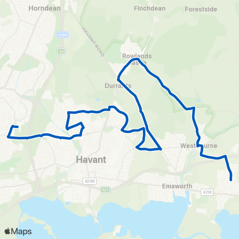 Emsworth & District  map