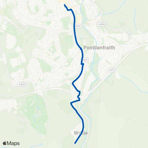 Harris Coaches  map