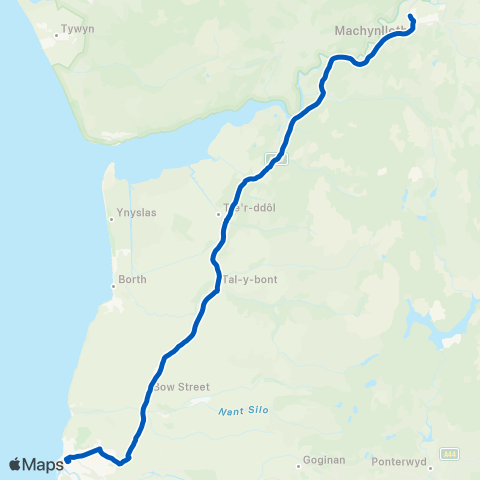 Lloyds Coaches  map