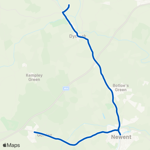 Newent Community Link  map