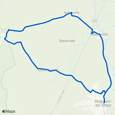 Shipston Link  map