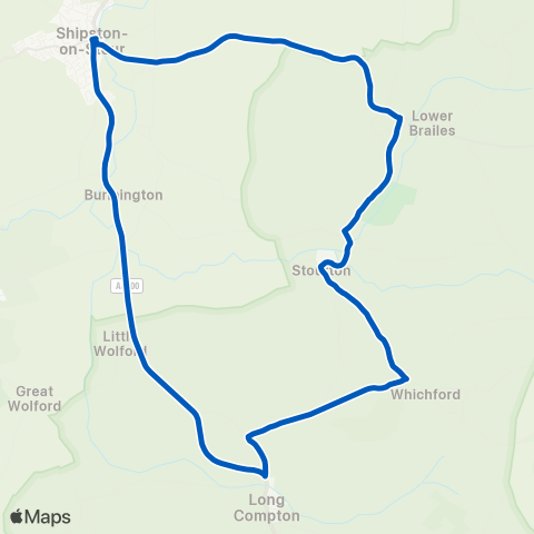 Shipston Link  map