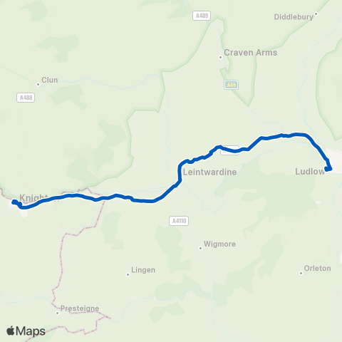 Minsterley  map