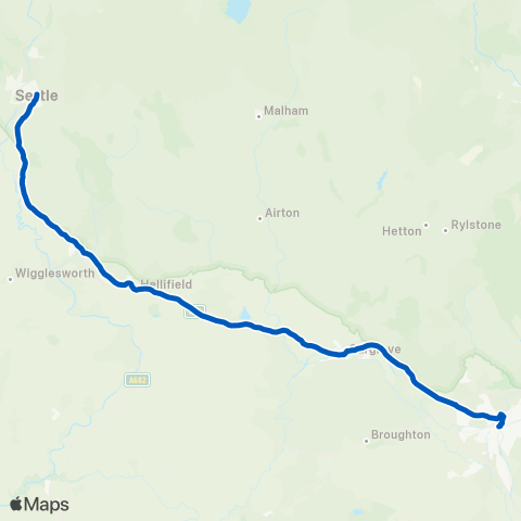 Kirkby Lonsdale Coaches  map