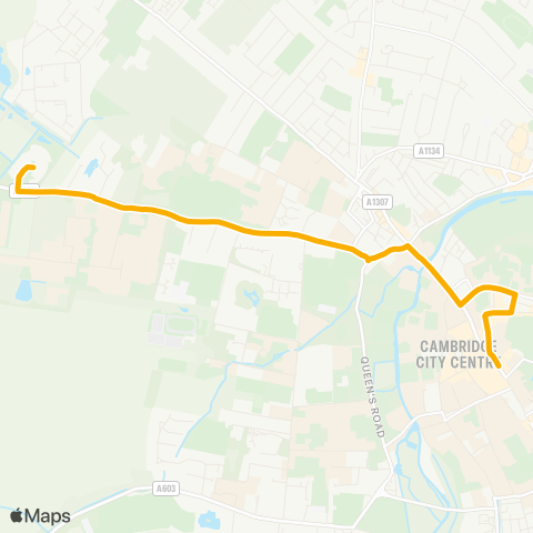 Stagecoach East  map