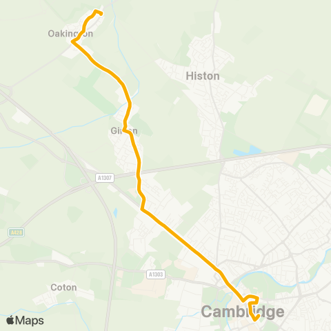 Stagecoach East  map