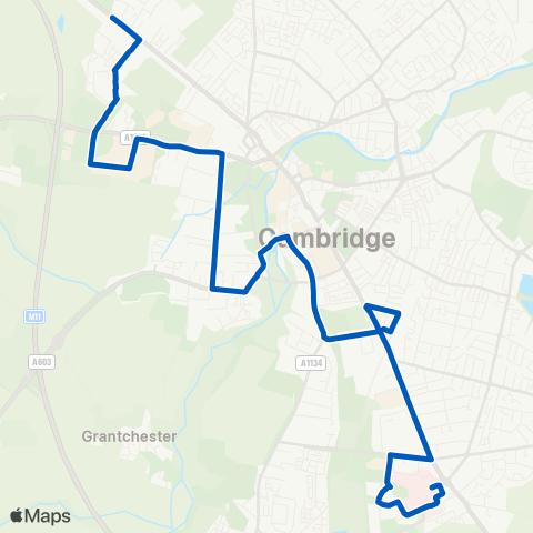 Whippet Coaches  map