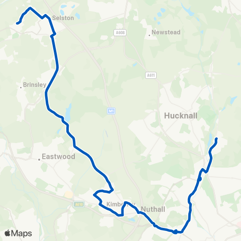 Nottinghamshire CCFS  map