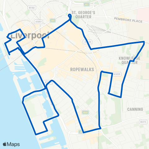 Maghull Coaches  map