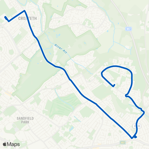 Maghull Coaches  map