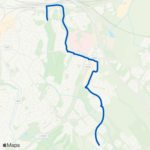 Highland Council Millburn Academy - Spey Avenue map