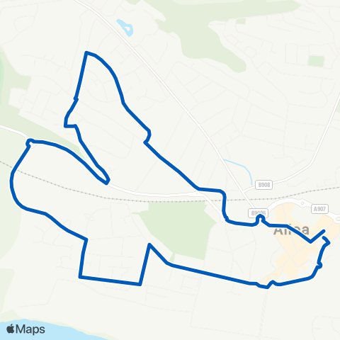 Hunters Executive Coaches Shillinghill (Stance 3) - Shillinghill (Stance 3) map