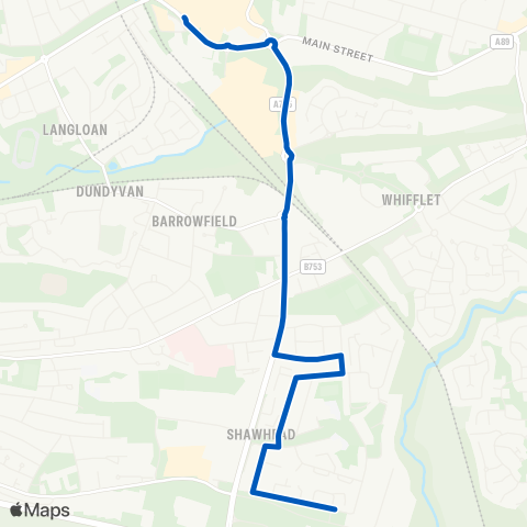 Hobson Travel Tweed Avenue - Bus Stance map