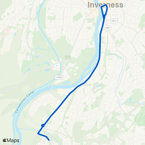 Highland Council Mey Avenue - Mey Avenue map