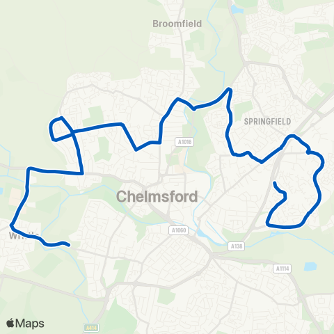 Fourways Coaches  map