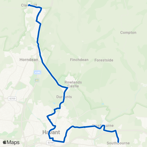 Emsworth & District  map