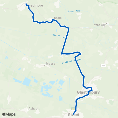 Isle of Wedmore RT Assoc.  map