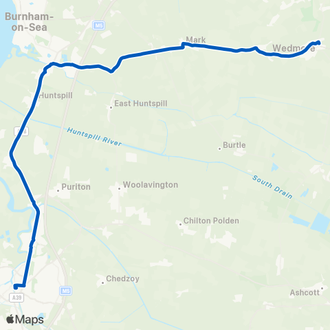 Isle of Wedmore RT Assoc.  map