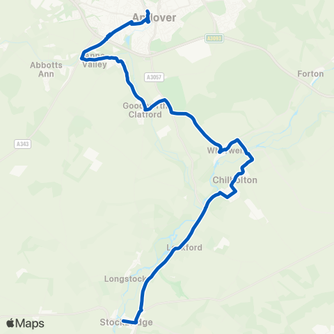 Hampshire Community Transport  map