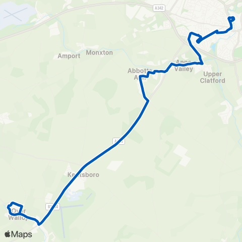 Hampshire Community Transport  map